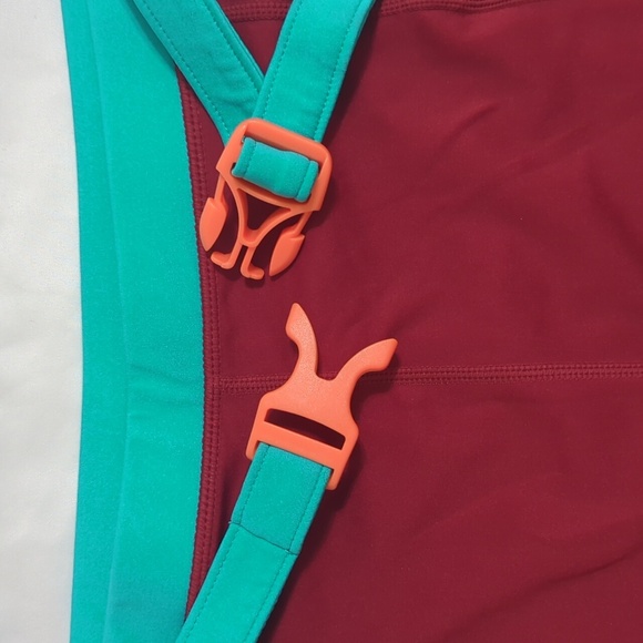 Fabletics High-Waisted Motion365® Hike Short 3'', Color Brick/Multi Size S - Picture 9 of 15